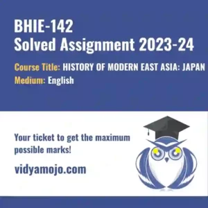 BHIE 142 Solved Assignment 2023-24